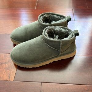 UGG Gray Ankle Boots